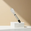 Silver stainless steel egg beater, household manual blender, kitchen baking tool details Picture